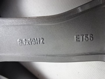 4× DISK HLINÍK MERCEDES-BENZ OE A1664011500 8.0" X 19" 5X112 ET 56