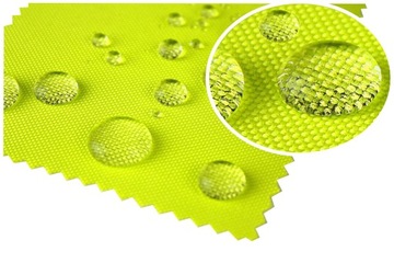 MATERIAŁ WODOODPORNY NA ZEWNĄTRZ TEFLON- LIMONKA