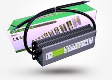 ZASILACZ WODOODPORNY 12V 80W 6,7A IP67 DO TAŚM LED