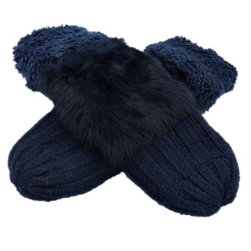 ПЕРЧАТКИ С ОДНИМ ПАЛЬЦЕМ ШЕРСТЬ МЕХ GRANA UNI