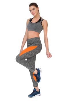 ЛЕГИНСЫ СПОРТИВНЫЕ ДЛЯ ФИТНЕСА С ВЫСОКОЙ ПОСАДКОЙ 40/L DS8033