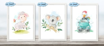 Постер с картинкой А3, подарок, детям, рамка ikea