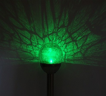 СОЛНЕЧНАЯ САДОВАЯ ЛАМПА С ШАРОМ, МЕНЯЮЩИМ ЦВЕТ RGB