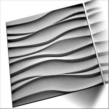 ***FALA*** PANEL 3D KAMIEŃ DEKORACYJNY gipsowy