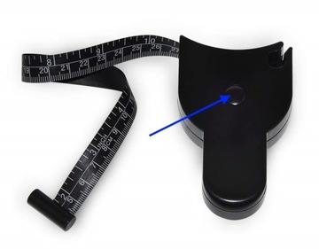 Сантиметровая мера для измерения окружности живота МЕТР.