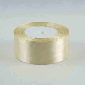 Taśma atłasowa 38mm/32m KREMOWA