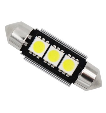 ŻARÓWKA RURKA LED 3 SMD 5050 C5W C10W CANBUS 36mm