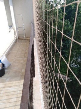 САЧКА ДЛЯ ГОЛУБЕЙ НА БАЛКОНЕ ОТ ПТИЦ, БЕЖЕВЫЙ, ГЛАЗ 50мм, НА ЗАМЕР