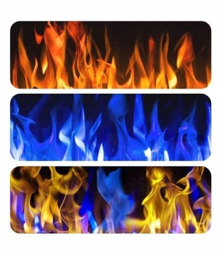 Kominek elektryczny LED PRIDE s115 cm 3D BEZ funkcji GRZANIA marka AFLAMO