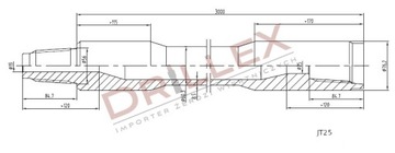 Żerdzie wiertnicze Ditch Witch 2720M1 3020M JT25