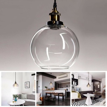 LAMPA WISZĄCA SZKLANA LOFT KOLORY VERTO B APP044