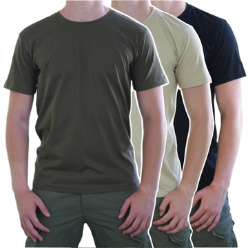 Zestaw T-Shirt Koszulka Męska Bawełna 3 szt. S