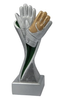 Statuetka BRAMKARZ piłka nożna zawody turniej konkurs 17cm + NADRUK