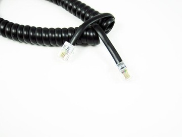kabel przewód spiralny telefon słuchawka 7m