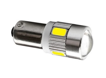 ŻARÓWKA LED 6 SMD 5630 T4W BA9S POSTOJÓWKA POZYCJA