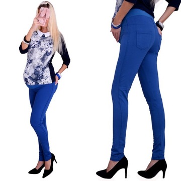 GŁADKIE SPODNIE DZIANINOWE CIĄŻOWE NA CIĄŻĘ 347