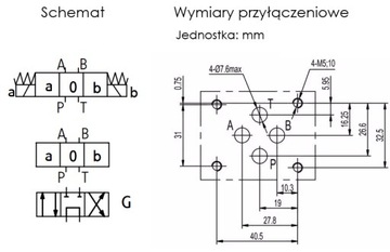Rozdzielacz 4WE6G 220V CETOP NG6