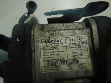 WEBASTO VW ПАРКОВОЧНОЕ ОБОГРЕВАНИЕ 3C0815065J