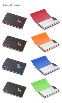 Элегантная визитница, 4 цвета + гравировка