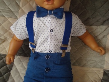 KOMPLET LATO UBRANKO /CHRZTU /WESELE/ SPODENKI 80