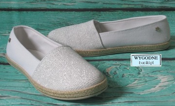 Białe trampki/espadryle slip on VICES r 39