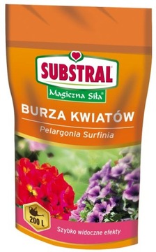 SUBSTRAL MAGICZNA SIŁA BURZA KWIATÓW 200g BALKON
