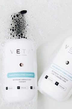 Стимулирующий кондиционер VETA – предотвращает ломкость волос.