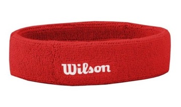FROTKA NA GŁOWĘ WILSON HEADBAND CZERWONA 1 SZT.