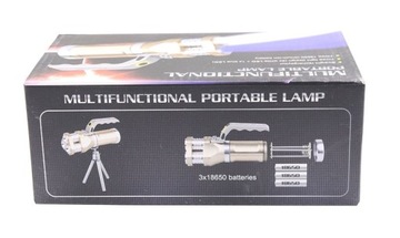 Фонарик ручной прожектор 3*T6 CREE LED, сильный