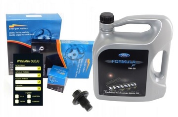 FILTRY + OLEJ Ford F 5w30 FORD C-MAX 1.8 122KM
