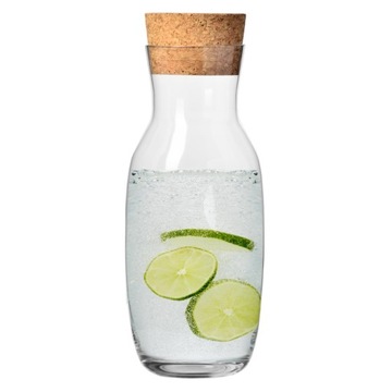 Karafka do wody z korkiem Pure KROSNO 1L
