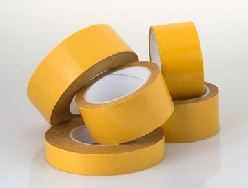 Лента двусторонняя 6мм/50м, гладкая, самоклеящаяся.