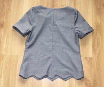 SIMPLE szara wełniana koszula bluzka s 36