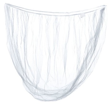 Эластичная москитная сетка для коляски 140 см, белая.