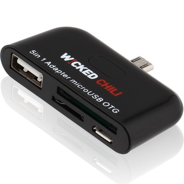 Wicked Chili 5in1 adapter microUSB OTG