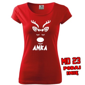 Рождественская футболка Дед Мороз подарок Олень XXL