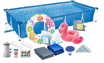 INTEX FRAME GARDEN POOL 450x220 комплект 16в1