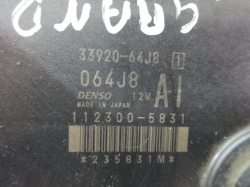 JEDNOTKA MOTORU DENSO 33920-64J8