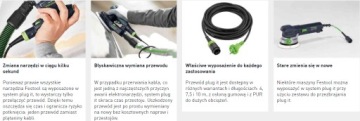 Кабель Plug it H05 RN-F4 FESTOOL 4M