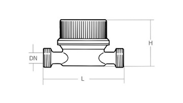 СЧЕТЧИК ВОДЫ ECOMESS DN15 1/2