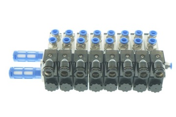 8-клапанный остров, электромагнитный клапан AIRTAC 5/2-1/4-24В