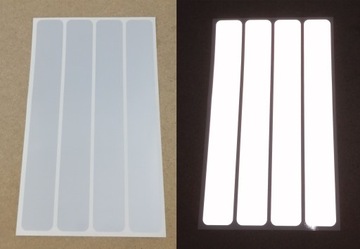 СВЕТООТРАЖАЮЩИЕ НАКЛЕЙКИ НА МОТОР АВТОМОБИЛЯ 30см