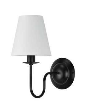 Lampa na ścianę do pokoju stylowy kinkiet czarny GOLDSUN