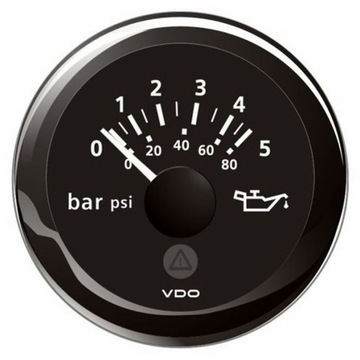 Wskaźnik ciśnienia oleju VDO Viewline 0-5bar Ø52mm