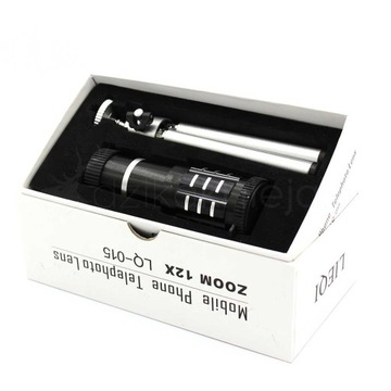 Универсальный объектив-телескоп для телефона с 12-кратным увеличением