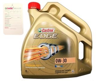 CASTROL 0W30 EDGE 4L TITANIUM FST + GRATIS