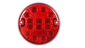 LAMPA TYLNA LED PRZECIWMGIELNA 12V 24V OKRĄGŁA