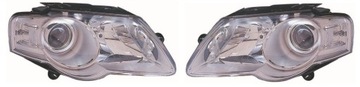 REFLEKTORY LAMPY VW PASSAT B6 2005-2010 H7+H7 NOWE