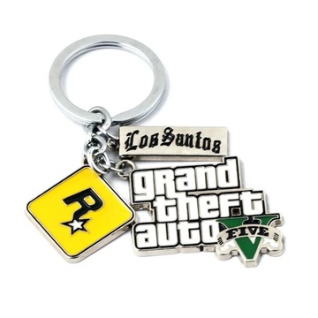 Брелок GTA V 5 Grand Theft Auto в подарок.