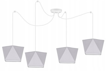 LAMPA WISZĄCA SUFITOWA ŻYRANDOL LOFT ABAŻUR PAJĄK
